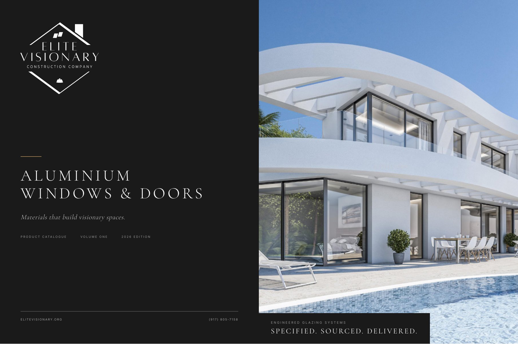 Aluminum Windows & Doors Catalog cover
